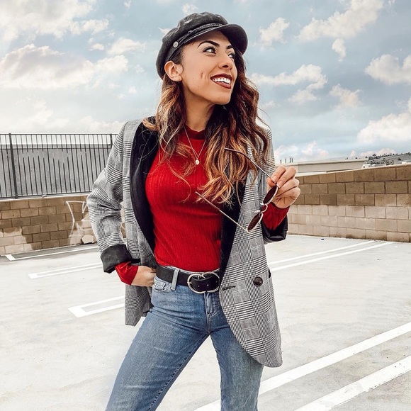 Jackets & Blazers - Checkered Blazer Jackets & Blazers - Checkered Blazer